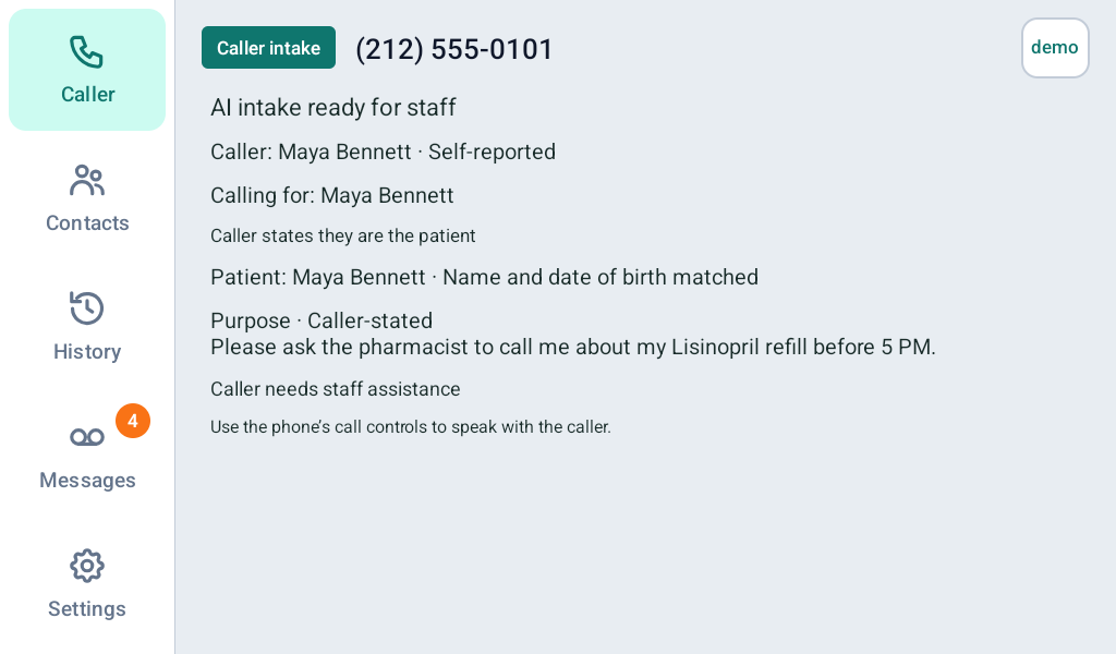 Robo-phone · AI call assistance