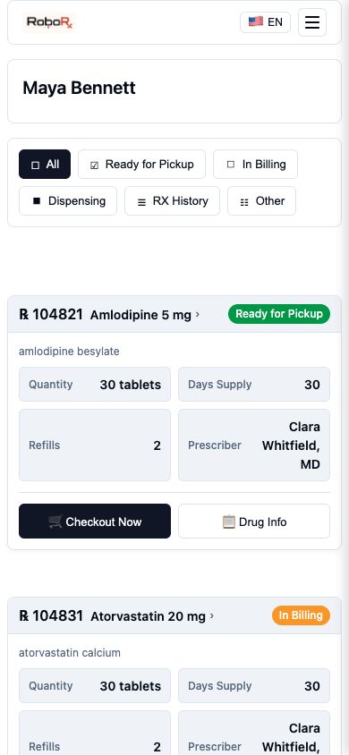 Robo-growth · Patient engagement planning product screen with demonstration data